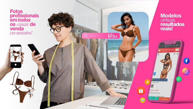 FotoModel apresenta soluções de moda virtual que promovem inclusão digital no ambiente profissional.